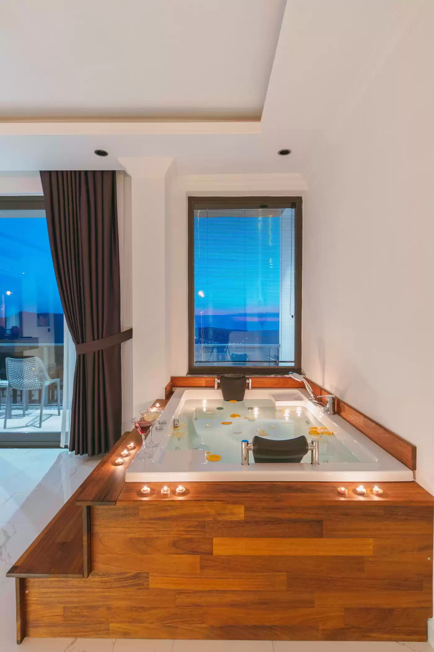 Spa candles with ocean view in Nha Trang