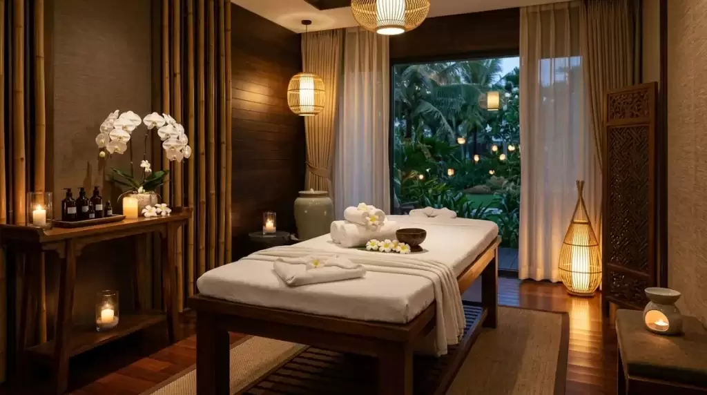 Luxury 5-star spa and massage room in Da Nang